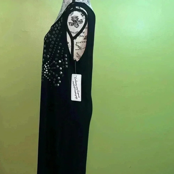 🆕 Peter Nygard Black Sleeveless Dress Size Medium - Picture 5 of 8